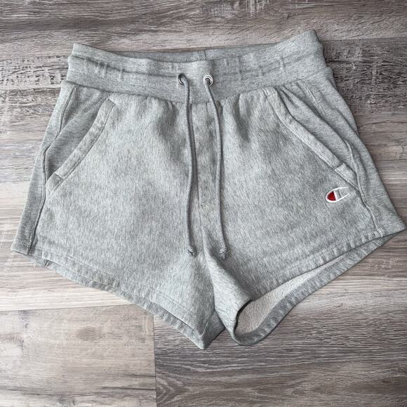 CHAMPION CORE GRAY SWEATS 3" SHORTS - Picture 1 of 8